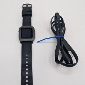 Pebble Smart Watch 501 30M Water Resist Q306215E03FT Black